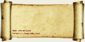 Snežana Vulović vizit kartica